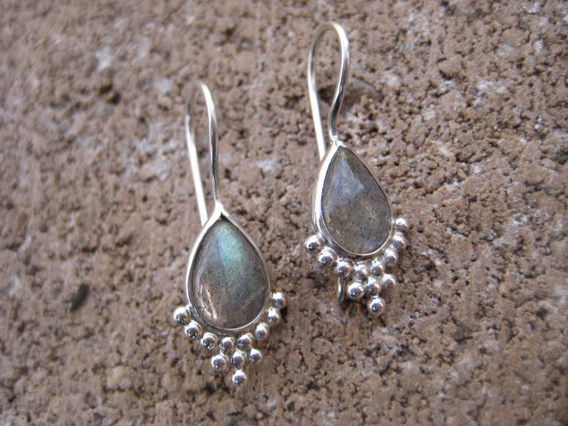 Labradorite Earrings magic and protection 3513